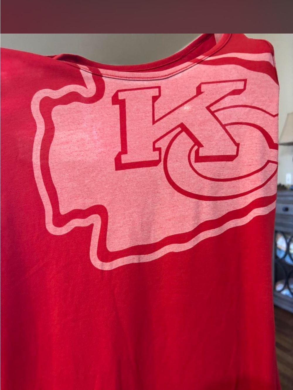 NFL Women’s Red Kansas City Chiefs Graphic Tee